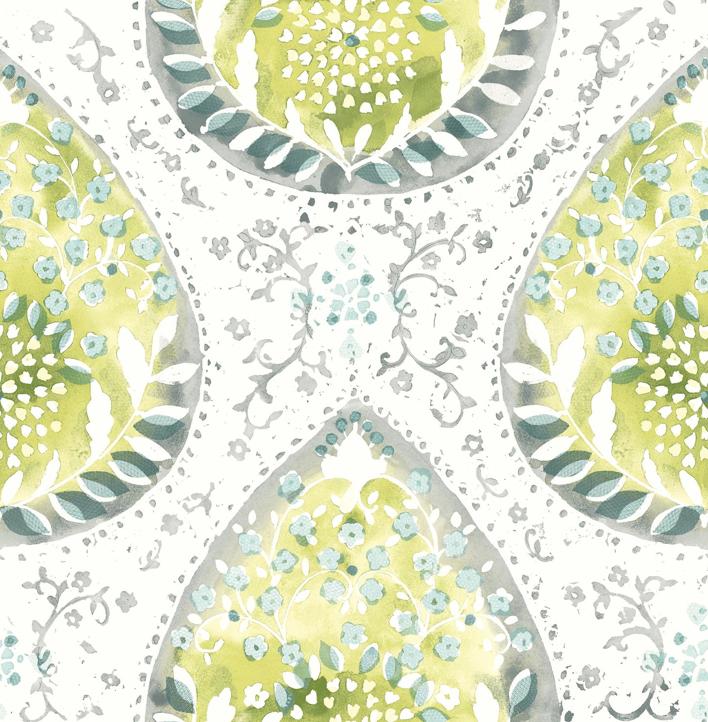 Purchase 2861-25750 Equinox, Alistair Green Medallion by A-Street Prints Wallpaper