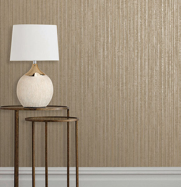 Purchase 2900-24930 Brewster Wallpaper, Bijou Brass Faux Metal - Medley1