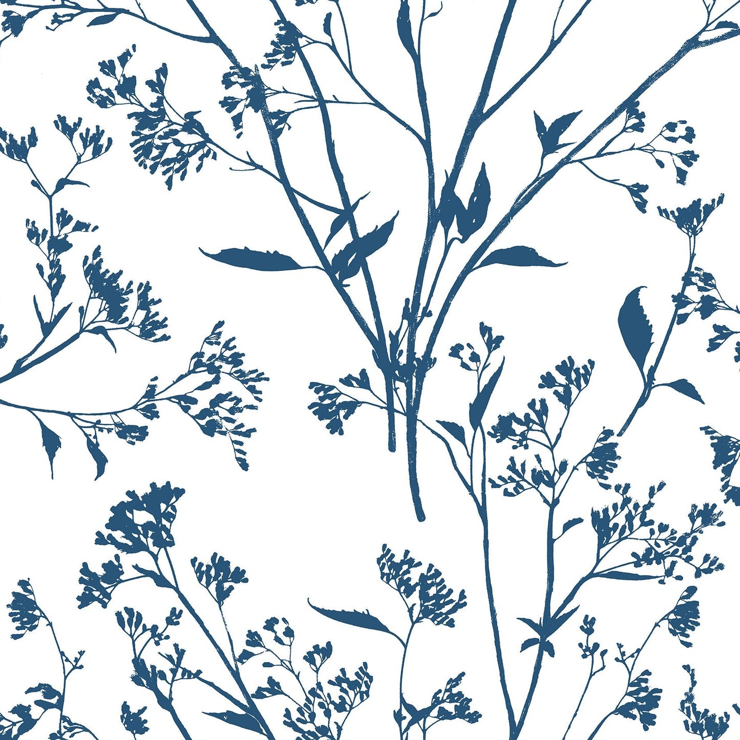 Purchase 2927-80702 Newport Southport Indigo Delicate Branches by A-Street Prints Wallpaper