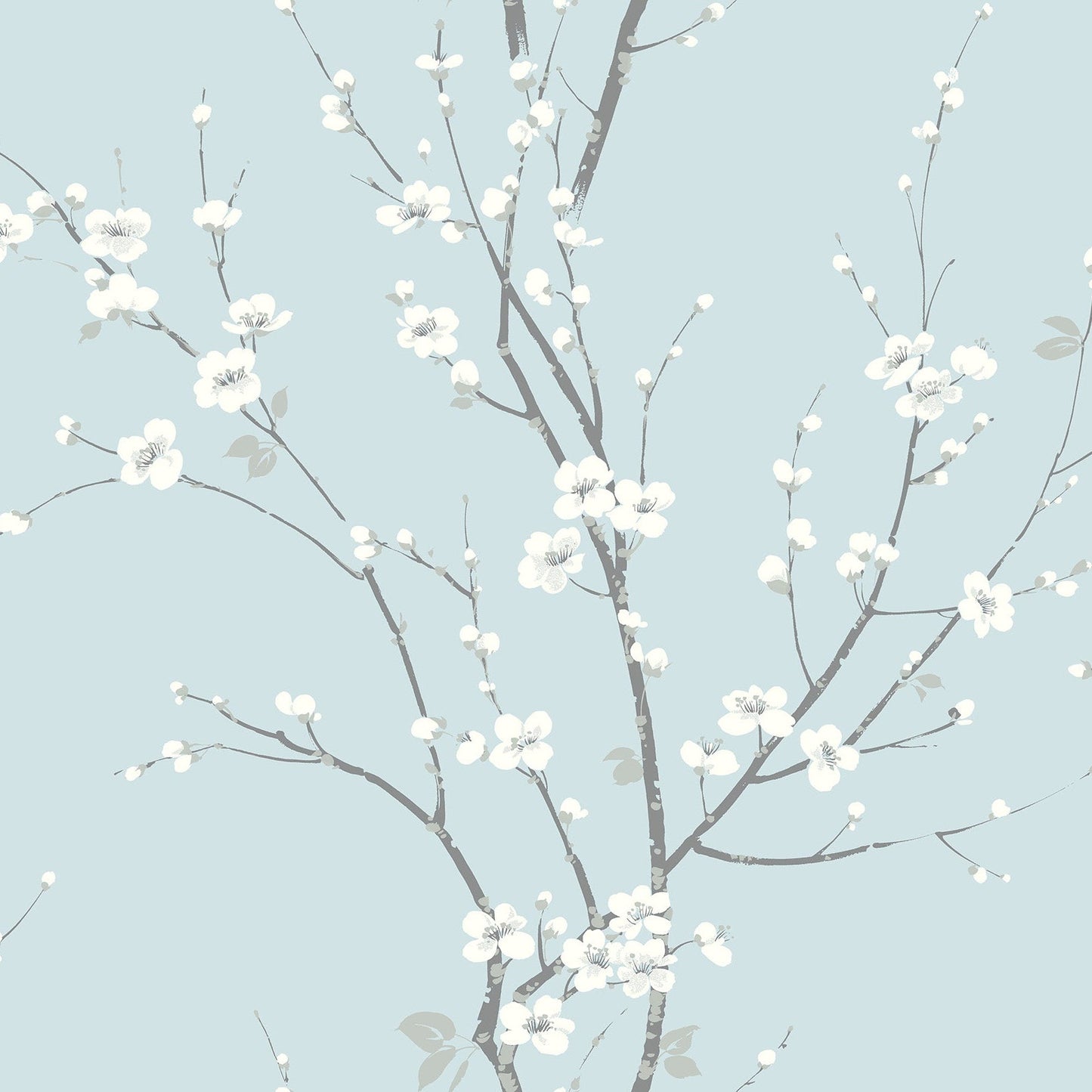 Purchase 2927-81802 Newport Monterey Sky Blue Floral Branch by A-Street Prints Wallpaper