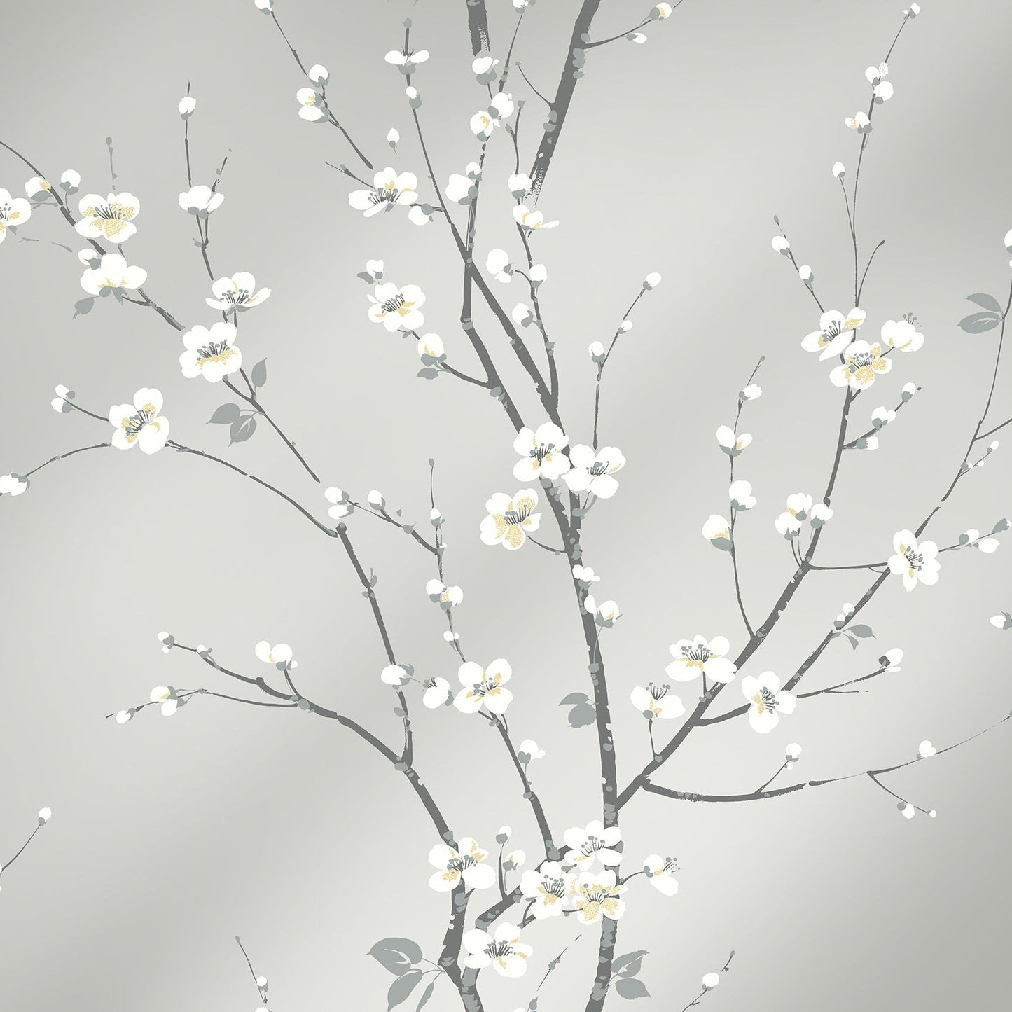 Purchase 2927-81808 Newport Monterey Silver Mist Floral Branch by A-Street Prints Wallpaper