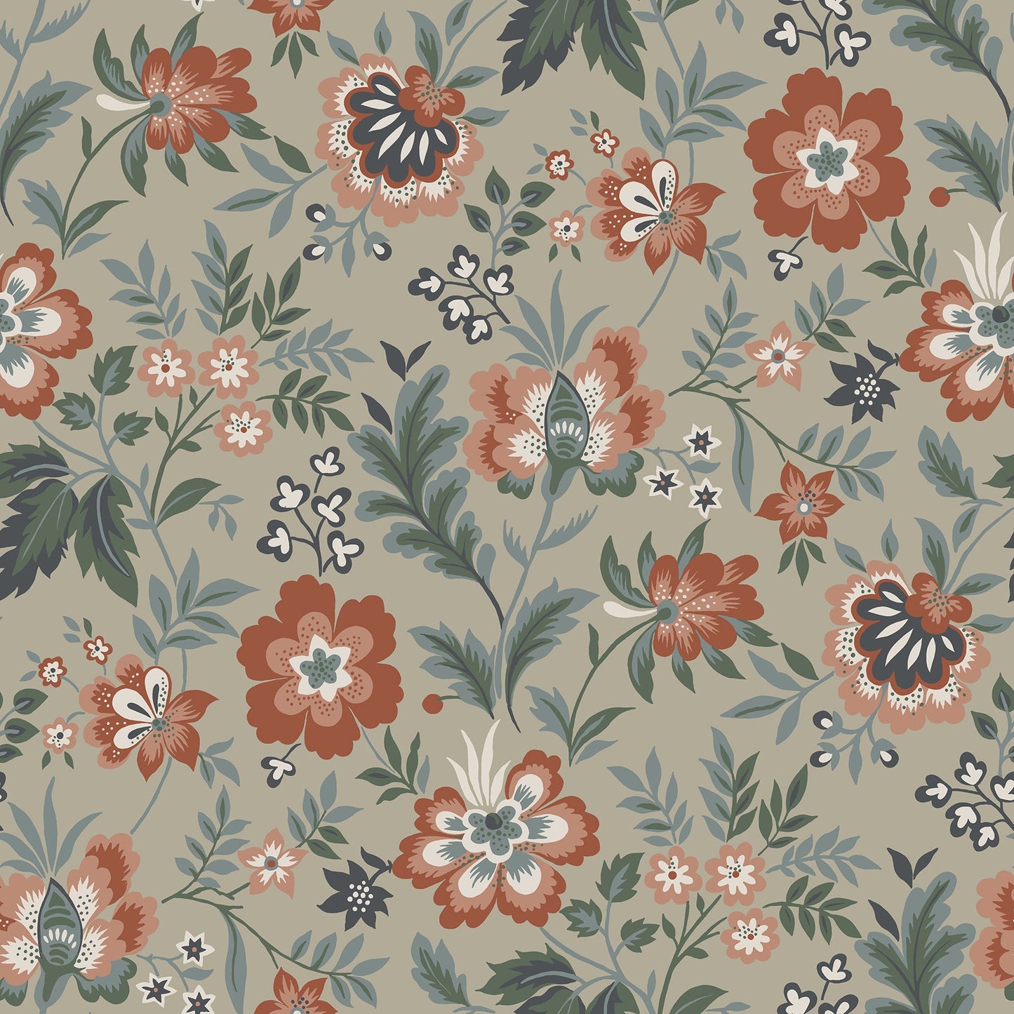 Purchase 2948-28001 Spring, Athena Beige Floral by A-Street Prints Wallpaper