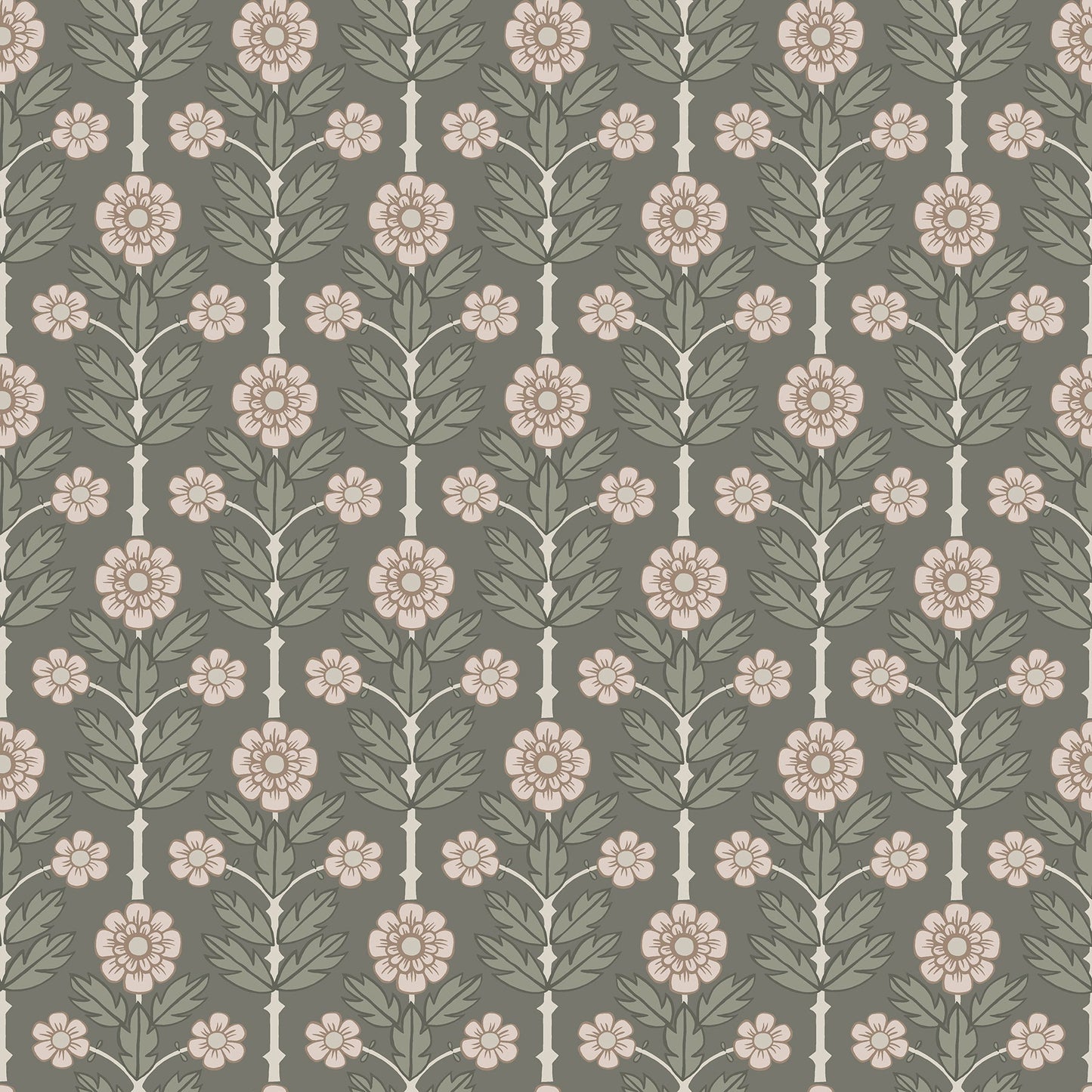 Purchase 2948-28008 Spring, Aya Grey Floral by A-Street Prints Wallpaper
