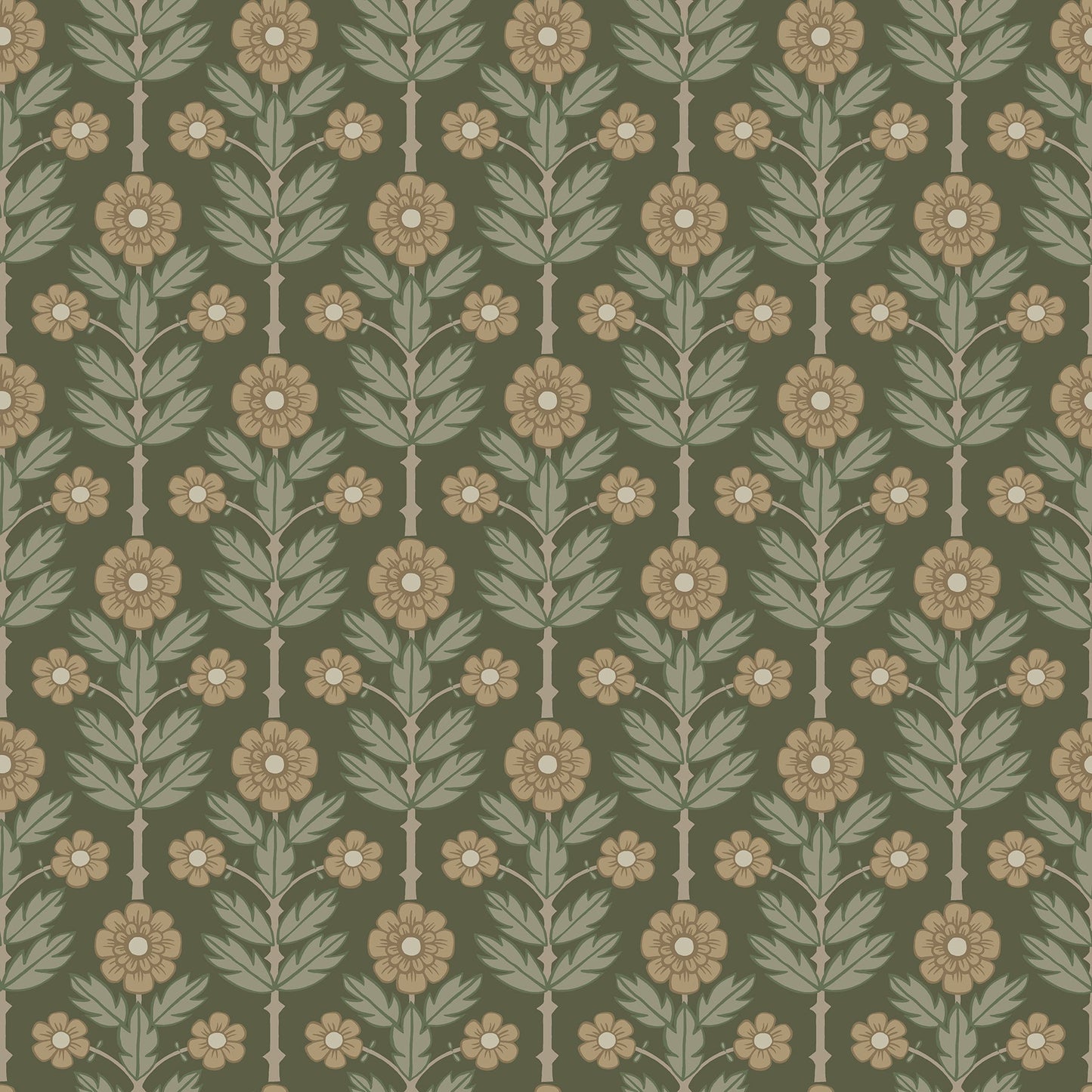 Purchase 2948-28009 Spring, Aya Green Floral by A-Street Prints Wallpaper