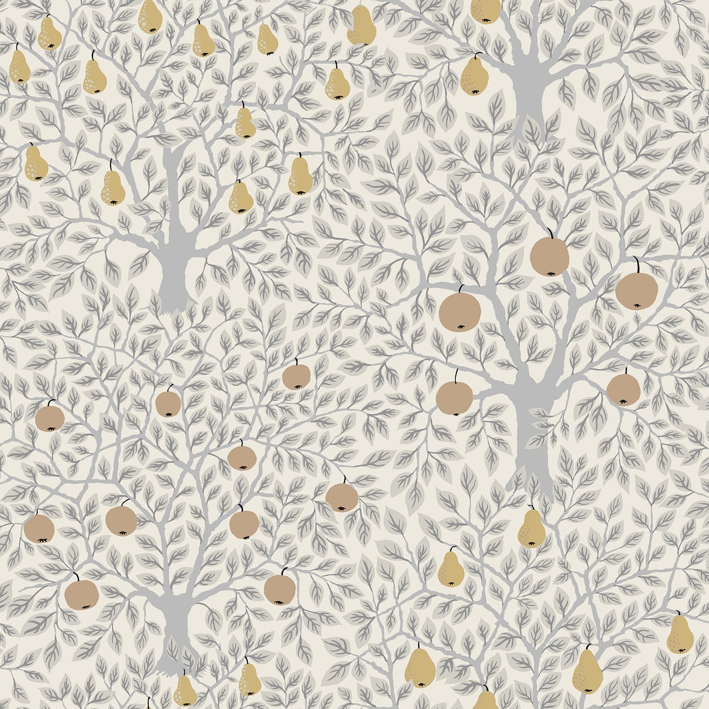 Purchase 2948-33012 Spring, Pomona Light Grey Fruit Tree by A-Street Prints Wallpaper