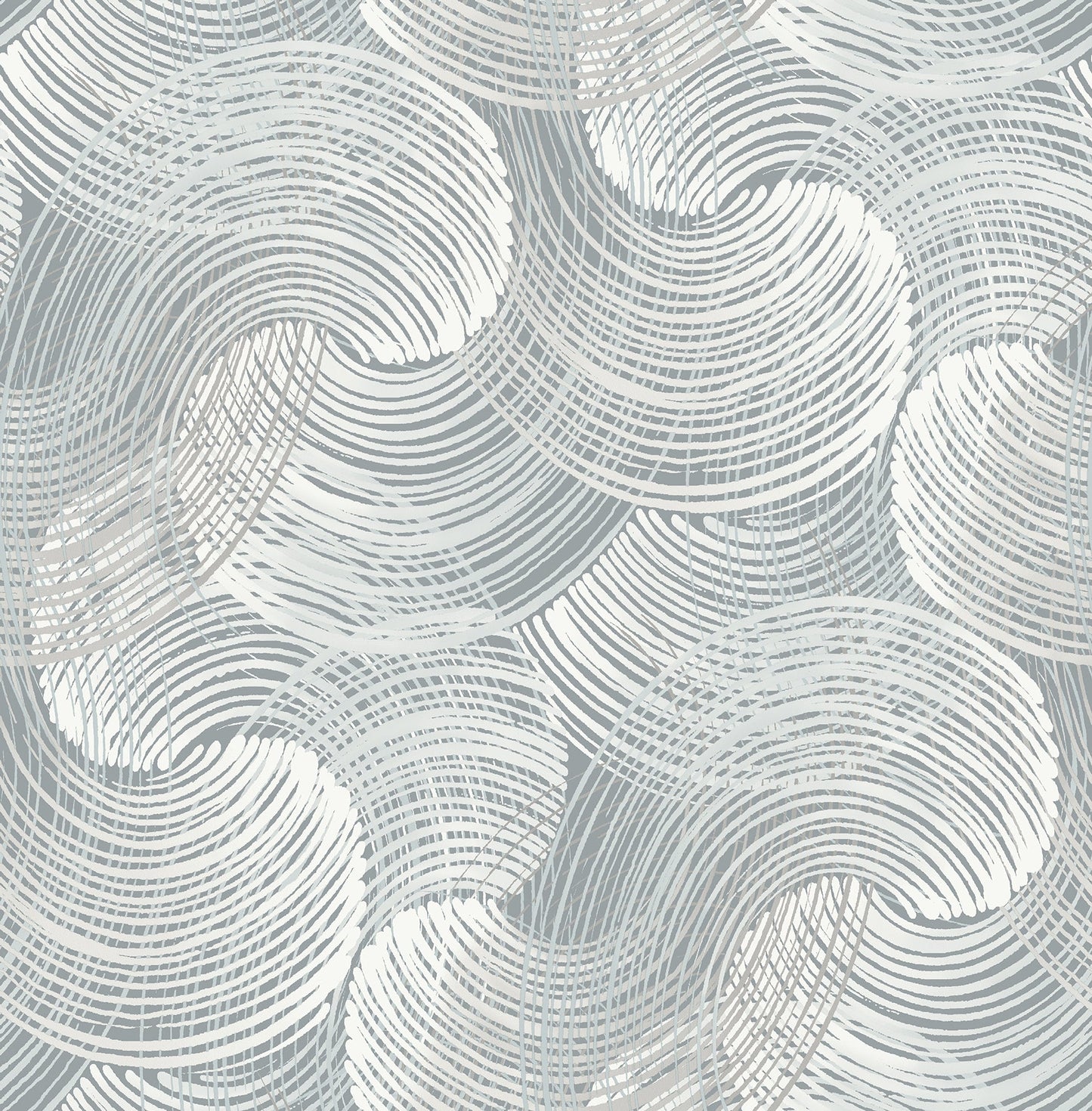 Purchase 2964-25908 Scott Living, Karson Slate Swirling Geometric by A-Street Prints Wallpaper