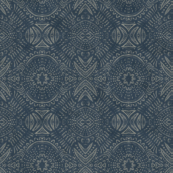 Purchase 3118-12661 Birch and Sparrow, Java Medallion by Chesapeake Wallpaper