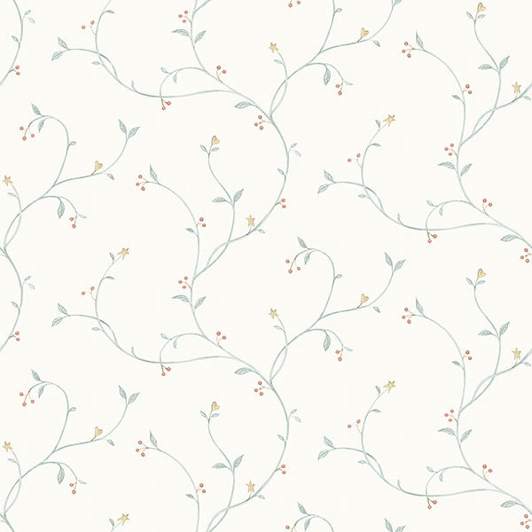 Purchase 3119-09159 Kindred, Kurt Light Green Tin Star Trail by Chesapeake Wallpaper