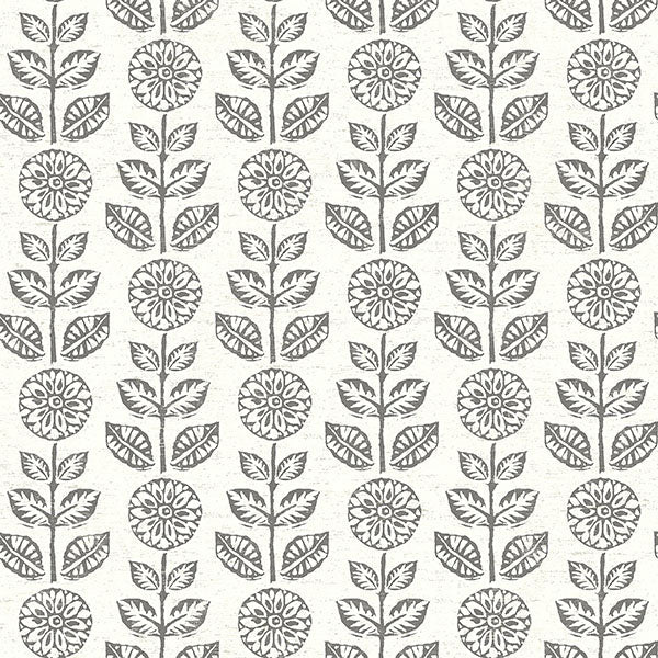 Purchase 3119-13511 Kindred, Dolly Black Floral by Chesapeake Wallpaper