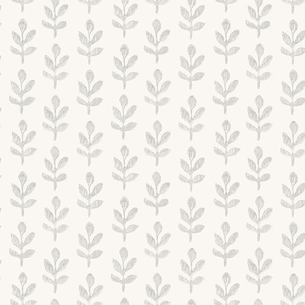 Purchase 3123-13842 Homestead, Whiskers Light Grey Leaf by Chesapeake Wallpaper