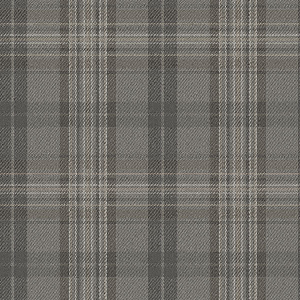 Purchase 3123-330215 Homestead, Austin Charcoal Austin Plaid by Chesapeake Wallpaper