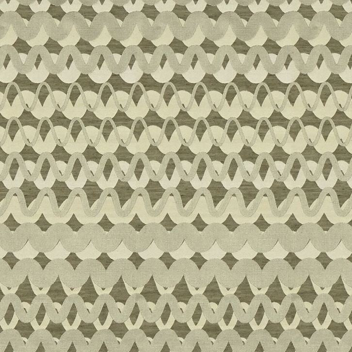 Sample 32105.21.0 Ripple Effect Charcoal Grey Upholstery Contemporary Fabric by Kravet Couture