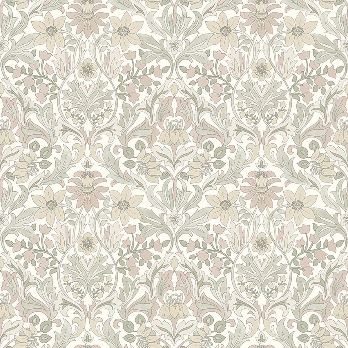 Purchase 3295 | Blomsterfrojd, Soft Multi - Borastapeter Wallpaper