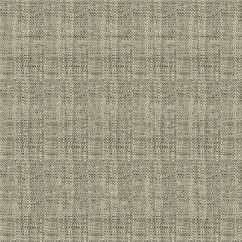 Sample 34088.1121.0 Charcoal Multipurpose Herringbone Tweed Fabric by Kravet Basics