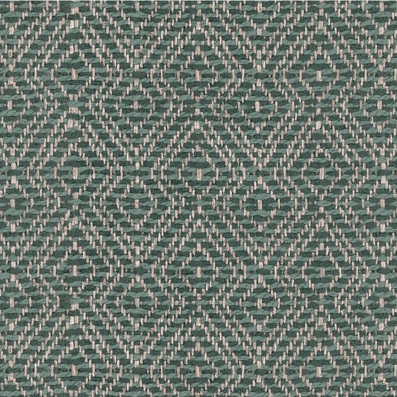 Sample 34334.35.0 Teal Upholstery Diamond Fabric by Kravet Smart