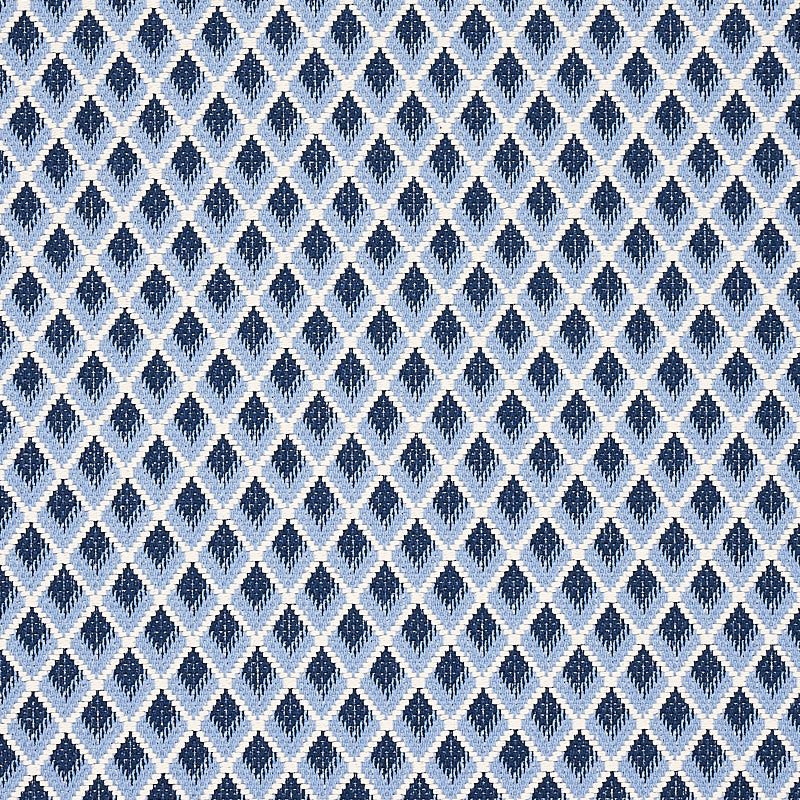Buy 3434005 Hammerick Diamond Blue by Schumacher Fabric