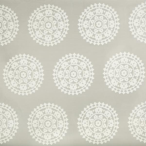 Sample 34546.11.0 Mimar Chrome Light Grey Upholstery Ethnic Fabric by Kravet Design