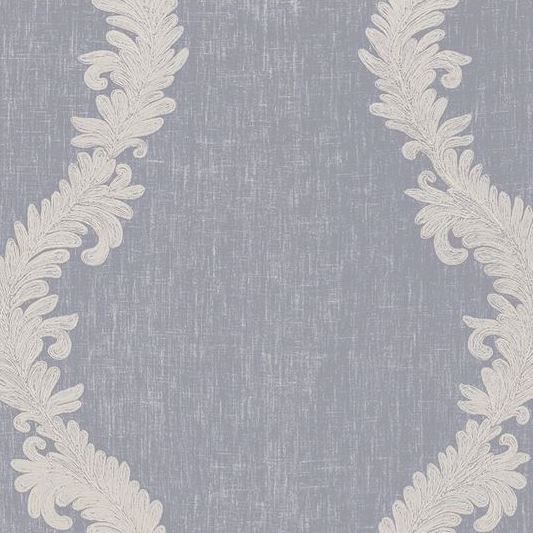 Sample 34560.11.0 Jaipur Feather Mist Light Grey Multipurpose Lattice Scrollwork Fabric by Kravet Couture
