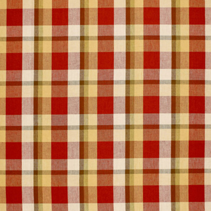 Order 3484000 Augusta Linen Plaid Orchard by Schumacher Fabric