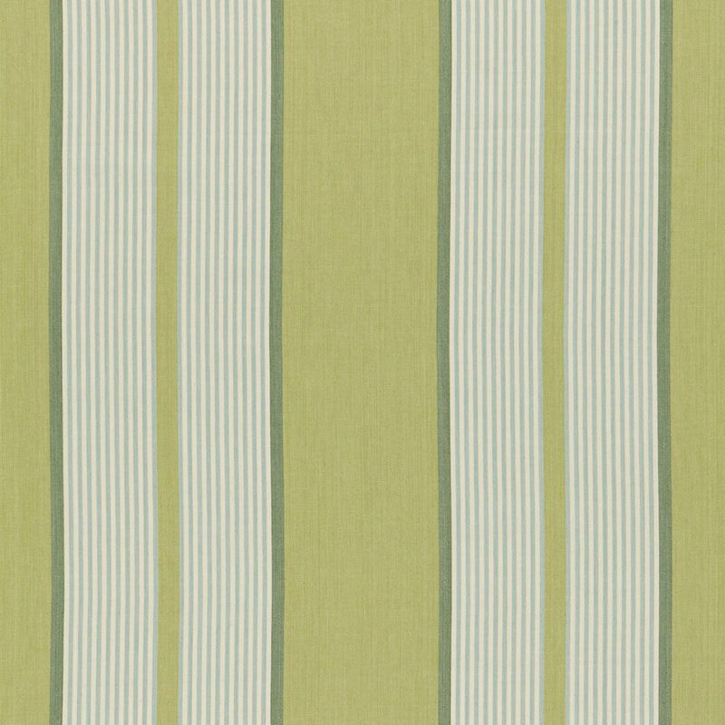 Buy 3486001 Summerside Stripe Pear by Schumacher Fabric