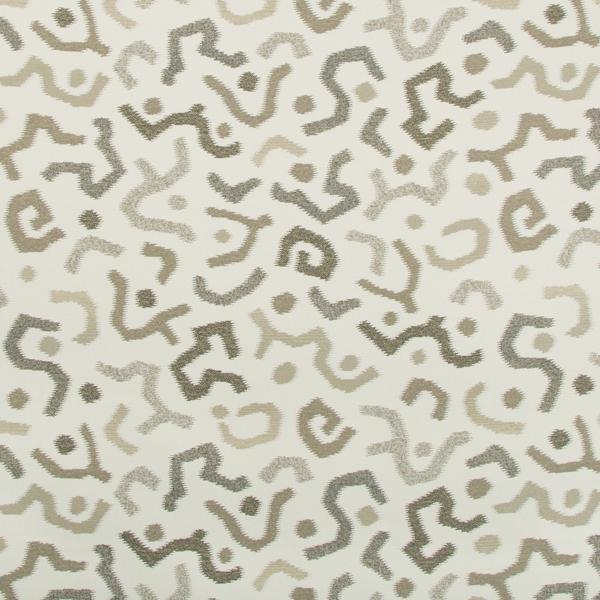 Sample 34884.16.0 Mahe Driftwood White Upholstery Ikat Southwest Kilims Fabric by Kravet Design