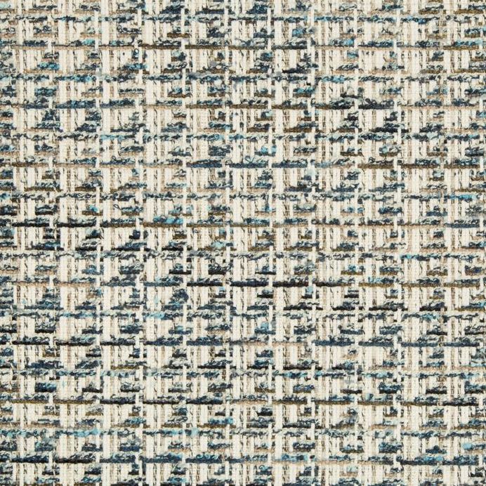 Sample 34909.516.0 Tweed Jacket Capri White Upholstery Check Houndstooth Fabric by Kravet Couture