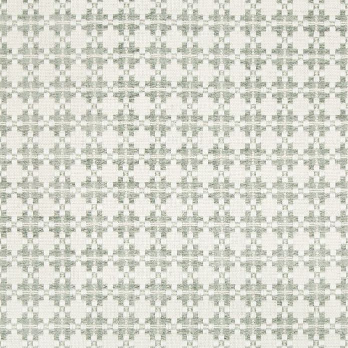 Sample 34962.23.0 Back In Style Mineral White Upholstery Geometric Fabric by Kravet Couture