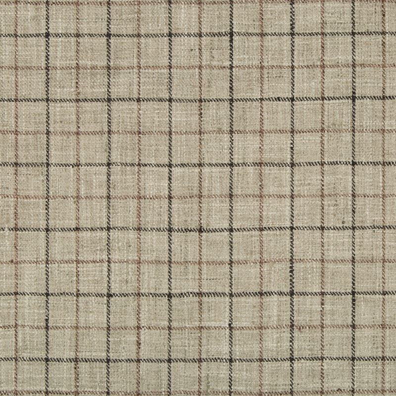 Sample 35195.811.0 Light Grey Multipurpose Check Houndstooth Fabric by Kravet Basics