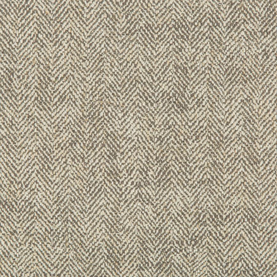 Sample 35228.1121.0 Grey Multipurpose Herringbone Tweed Fabric by Kravet Smart