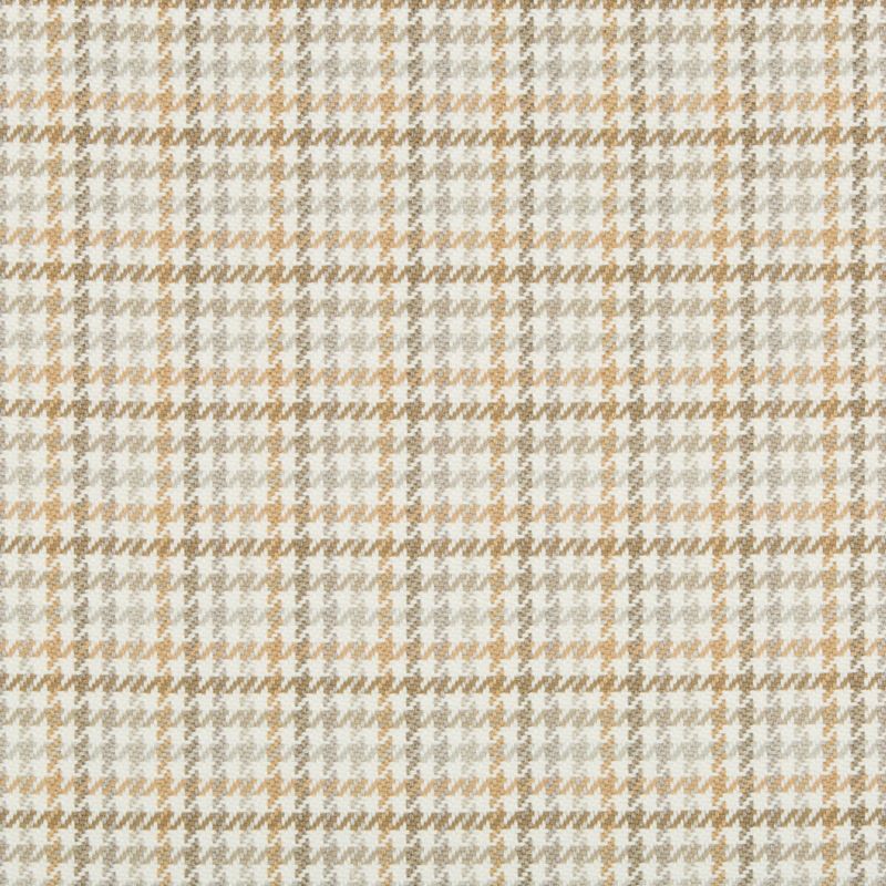 Sample 35269.16.0 White Multipurpose Check Houndstooth Fabric by Kravet Basics