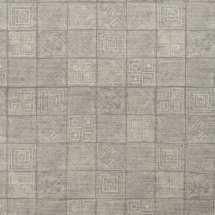Sample 35555.11.0 Stitch Resist Grey Ethnic Kravet Couture Fabric