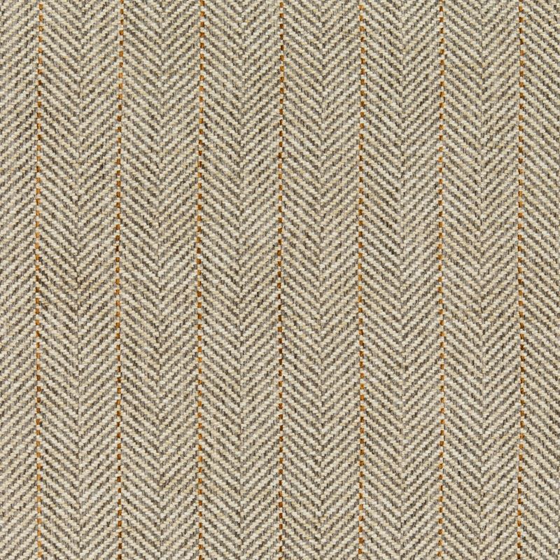 Sample 35776.11.0 Grey Herringbone Kravet Basics Fabric