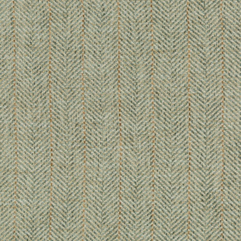 Sample 35776.323.0 Blue Herringbone Kravet Basics Fabric