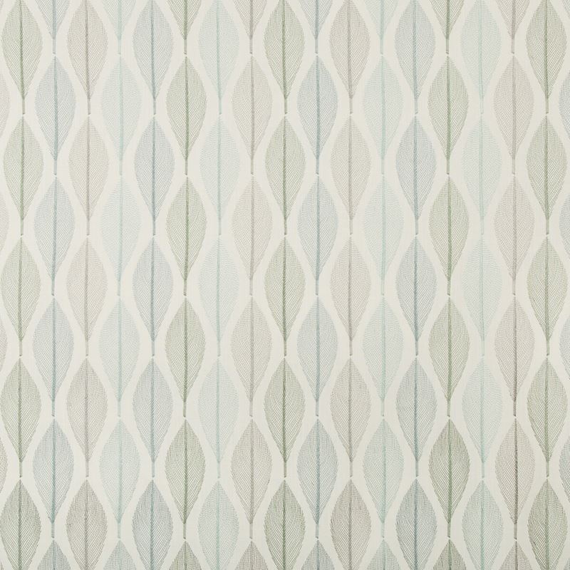 Sample 35801.1315.0 White Botanical Kravet Basics Fabric