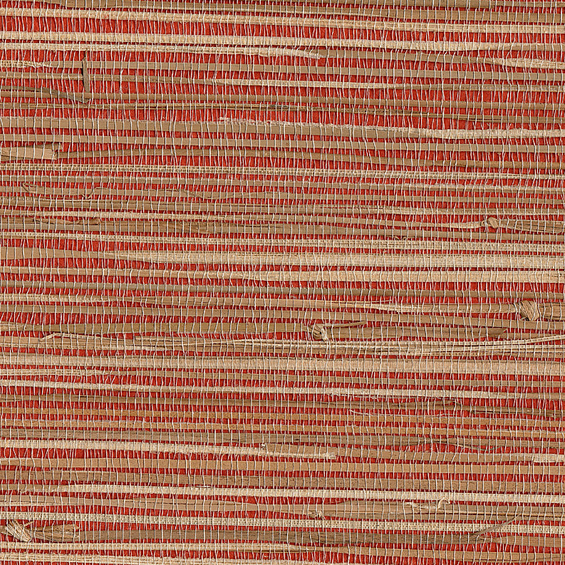 View 4018-0022 Grasscloth Portfolio Rio Brick Grasscloth Brick by Advantage