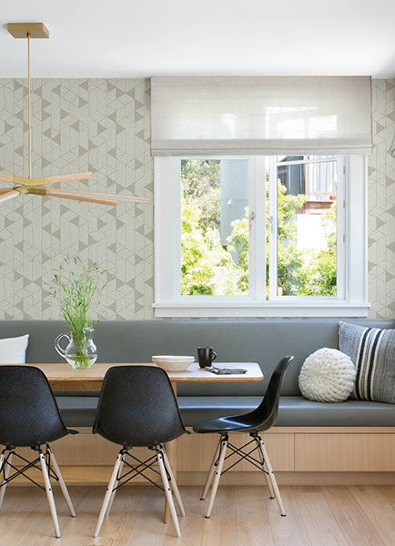 Purchase 4034-26770 A-Street Wallpaper, Fairbank Champagne Linen Geometric - Scott Living III12