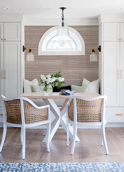 Purchase 4034-72109 A-Street Wallpaper, Kenter Burgundy Sisal Grasscloth - Scott Living III12