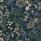 Purchase 4034-72137 A-Street Wallpaper, Marilyn Sea Green Floral Trail - Scott Living III