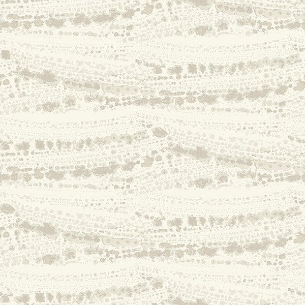 Purchase 4071-71048 Advantage Wallpaper, Rannell Beige Abstract Scallop - Blue Heron