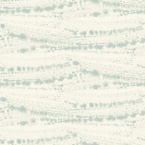 Purchase 4071-71049 Advantage Wallpaper, Rannell Aqua Abstract Scallop - Blue Heron