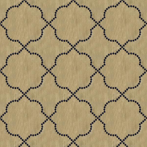 Sample 4072.516.0 Tabari Ink Beige Drapery Geometric Fabric by Kravet Design