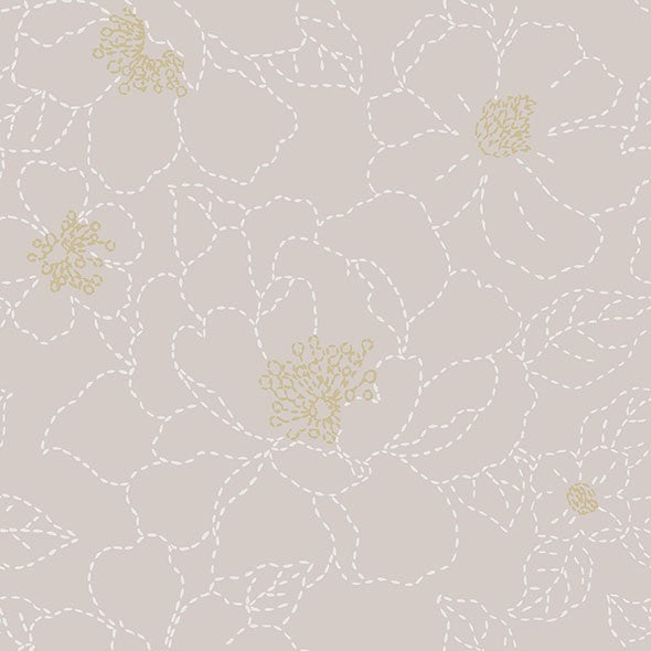 Purchase 4122-27008 A-Street Wallpaper, Gardena Lavender Embroidered Floral - Terrace