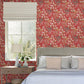 Purchase 4122-27019 A-Street Wallpaper, Cultivate Red Springtime Blooms - Terrace1