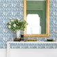 Purchase 4122-27025 A-Street Wallpaper, Bancroft Blue Artistic Stripe - Terrace12