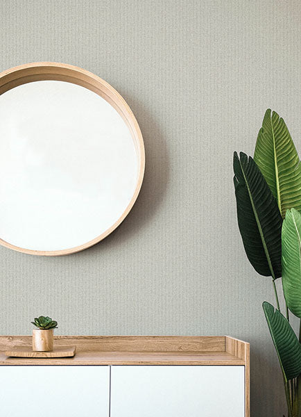 Purchase 4122-27027 A-Street Wallpaper, Lawndale Taupe Textured Pinstripe - Terrace12