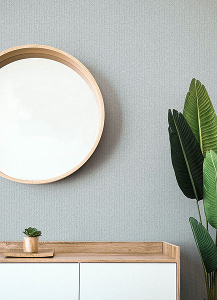 Purchase 4122-27028 A-Street Wallpaper, Lawndale Blue Textured Pinstripe - Terrace12