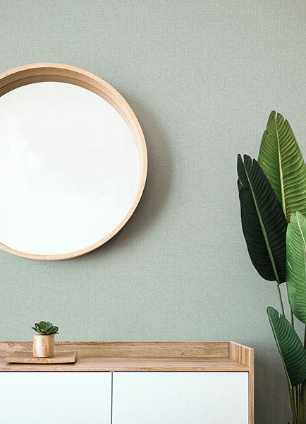 Purchase 4122-27029 A-Street Wallpaper, Lawndale Sage Textured Pinstripe - Terrace12