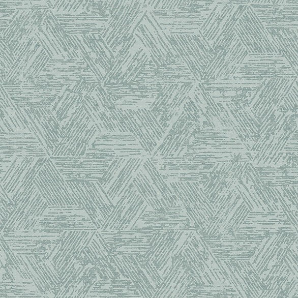 Purchase 4122-27036 A-Street Wallpaper, Retreat Denim Quilted Geometric - Terrace