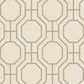 Purchase 4122-27046 A-Street Wallpaper, Manor Taupe Geometric Trellis - Terrace