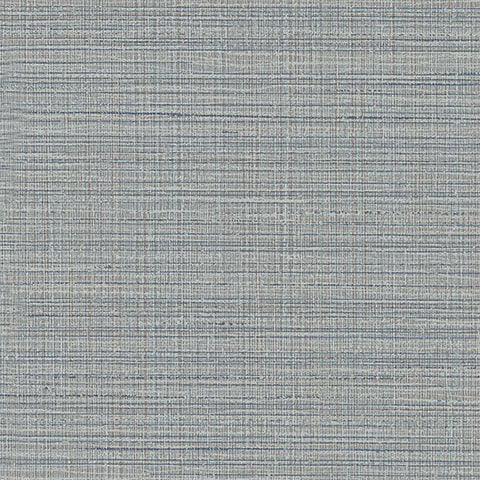 Purchase 4140-3736 Warner Wallpaper, Premiere Blue Faux Linen - Dimensional Accents